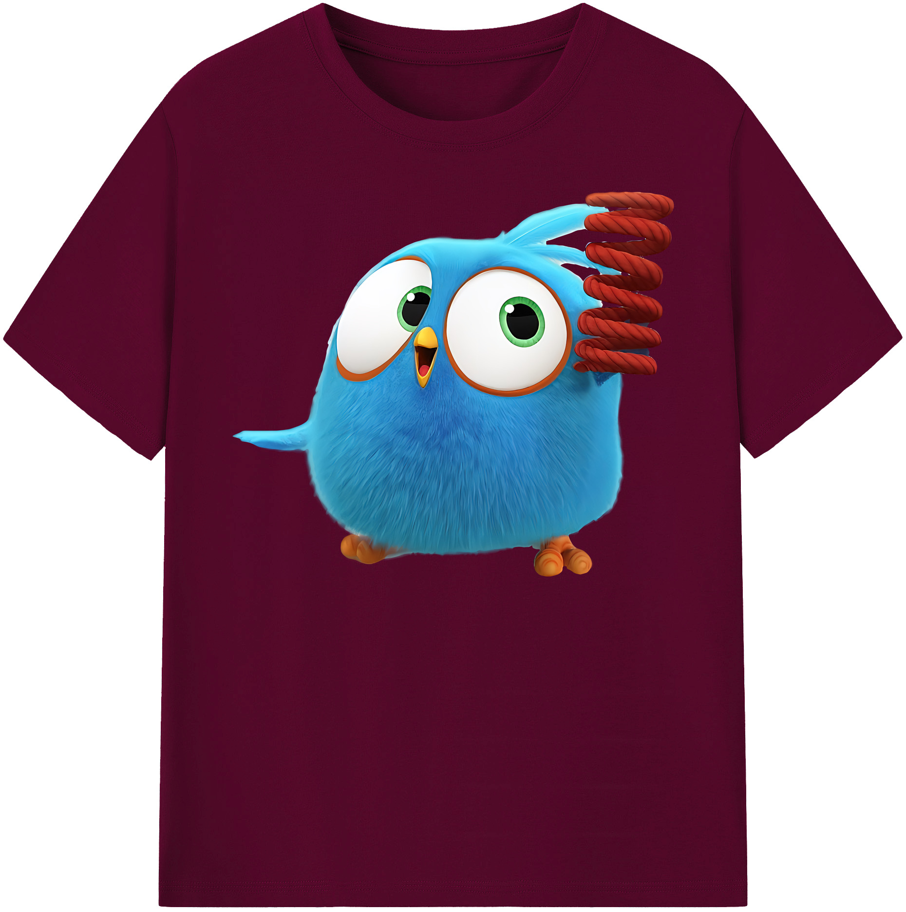 （画像用） Angry Birds アングリーバード レディースカジュアルプリントTシャツ（綿100％）
